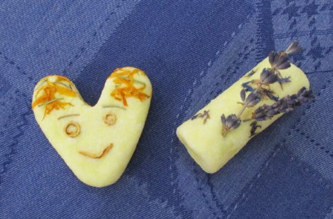 親子で手ごねせっけんを作ろうの作品見本