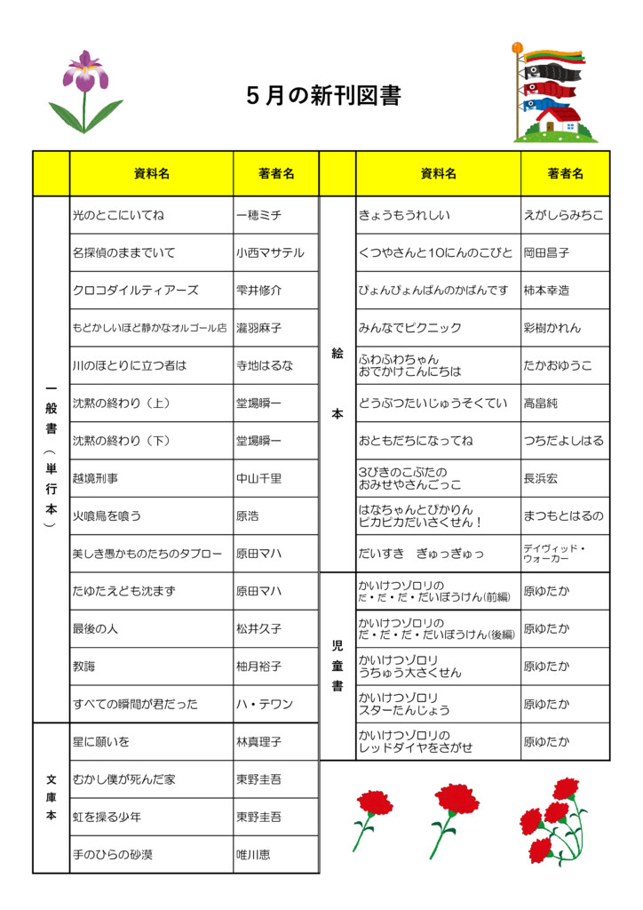 20235月新刊図書のサムネイル