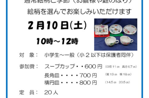 季節の絵柄ポーセリンアートv3のサムネイル