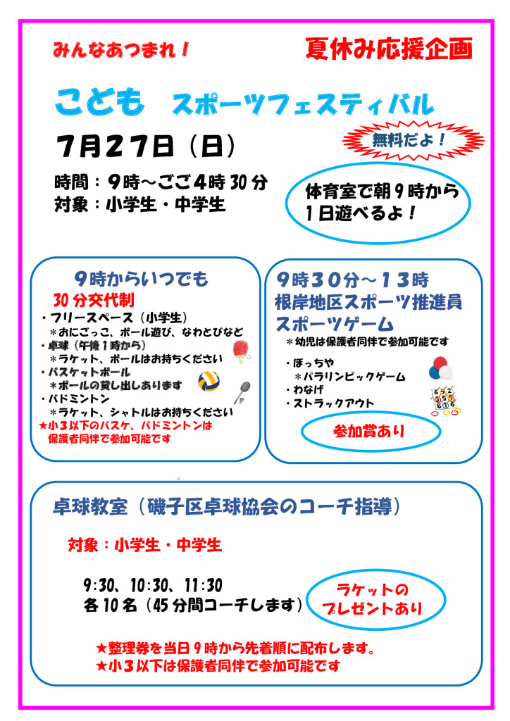 2025こどもスポーツフェスティバルのサムネイル