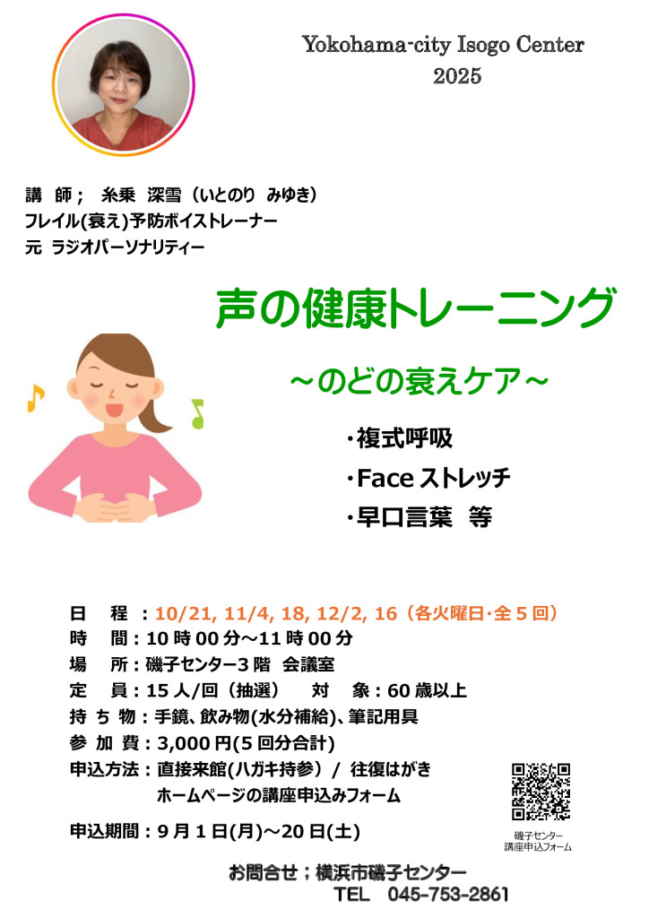 チラシ_声のトレーニングのサムネイル