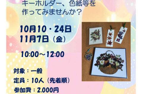 押し花アート　　　　　　　梅林先生のサムネイル