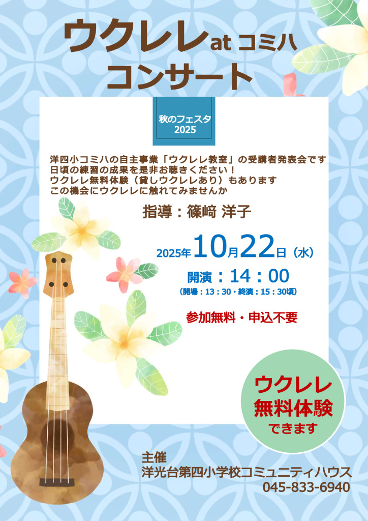 ウクレレコンサートちらしR7のサムネイル
