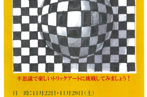 トリックアートに挑戦①のサムネイル
