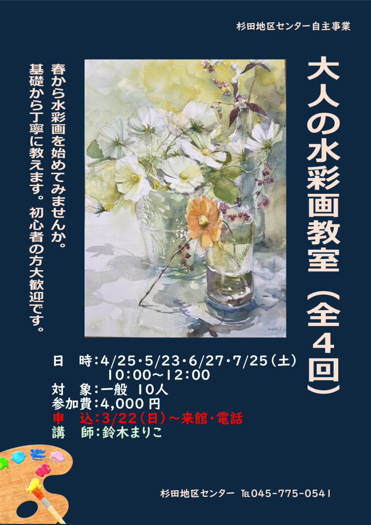 0425.大人の水彩画教室のサムネイル