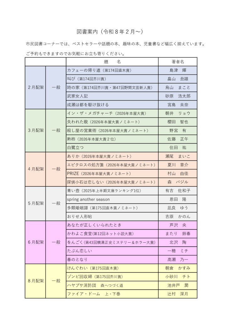 HP図書案内のサムネイル